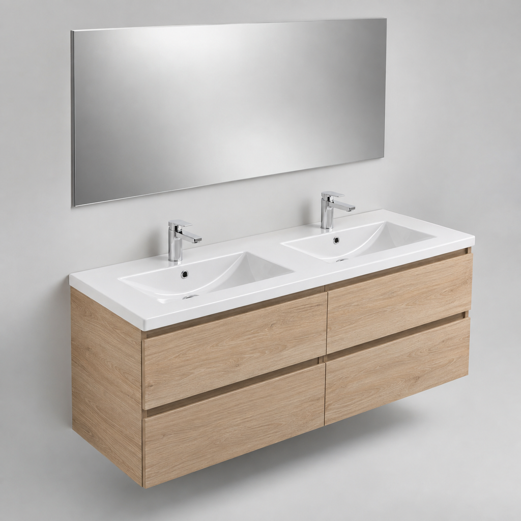 Waschtisch mit Schubladen 90 cm – originale Detailansicht