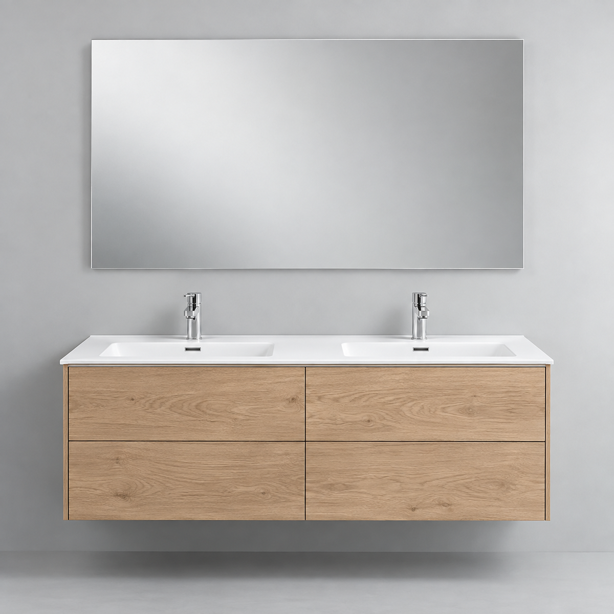 Doppelwaschtisch 120 cm mit Spiegel – originale generierte Katalogansicht