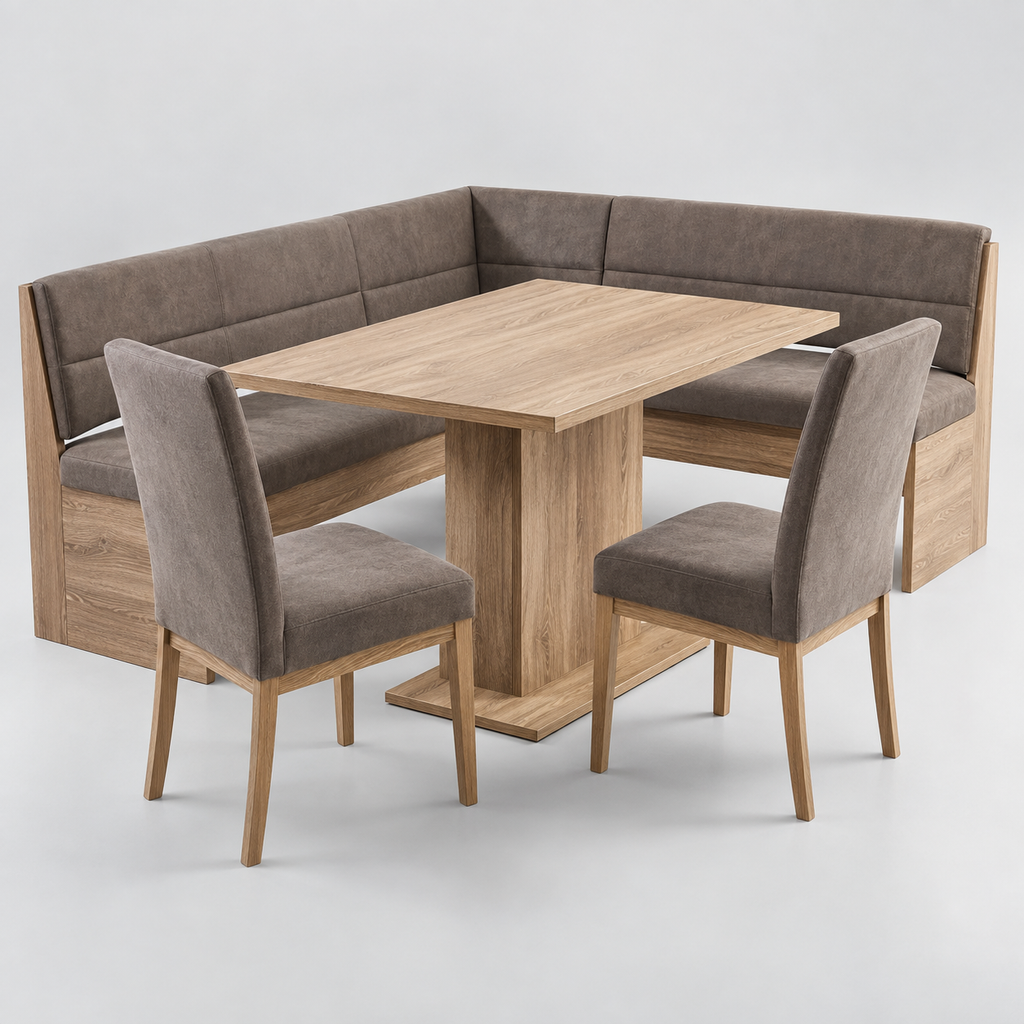 Esstisch mit Metallgestell 200 cm – originale Detailansicht
