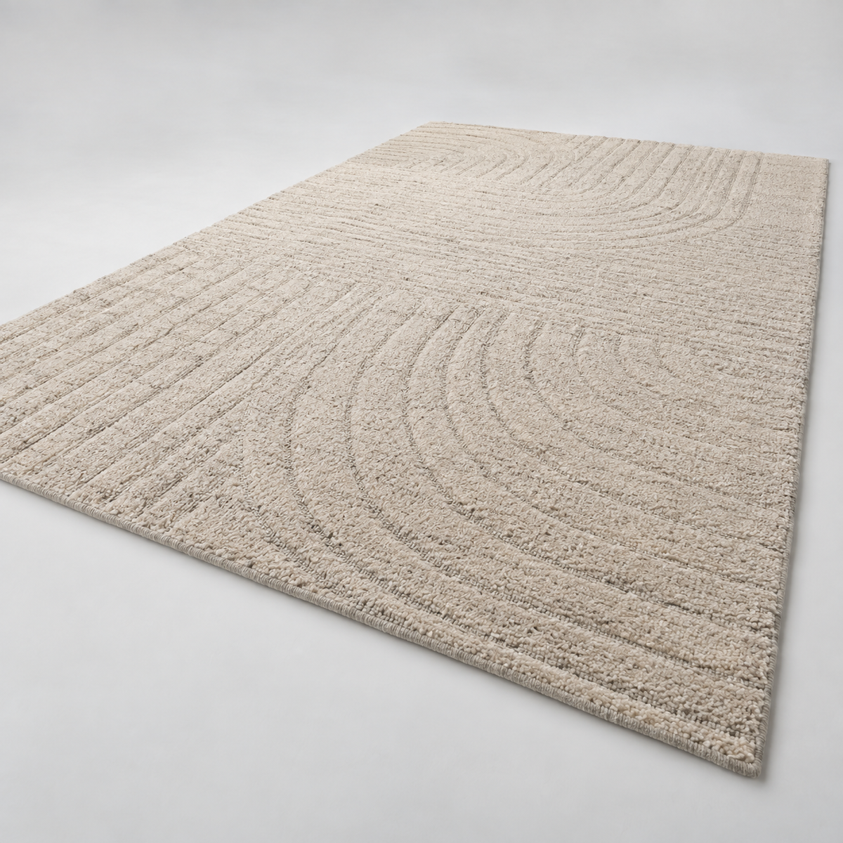 Flachgewebter Wollteppich 200x300 cm – originale Detailansicht
